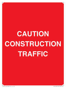 PR12793: CAUTION CONSTRUCTION TRAFFIC