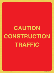 PR12793: CAUTION CONSTRUCTION TRAFFIC