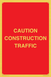 PR12793: CAUTION CONSTRUCTION TRAFFIC