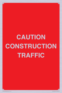 PR12793: CAUTION CONSTRUCTION TRAFFIC