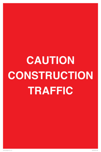 PR12793: CAUTION CONSTRUCTION TRAFFIC