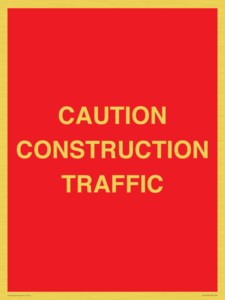 PR12793: CAUTION CONSTRUCTION TRAFFIC