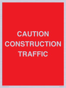 PR12793: CAUTION CONSTRUCTION TRAFFIC