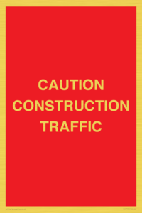PR12793: CAUTION CONSTRUCTION TRAFFIC