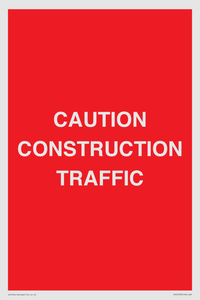 PR12793: CAUTION CONSTRUCTION TRAFFIC