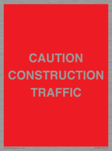 PR12793: CAUTION CONSTRUCTION TRAFFIC