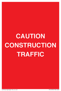 PR12793: CAUTION CONSTRUCTION TRAFFIC