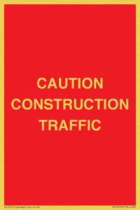 PR12793: CAUTION CONSTRUCTION TRAFFIC