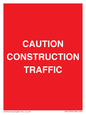 PR12793: CAUTION CONSTRUCTION TRAFFIC