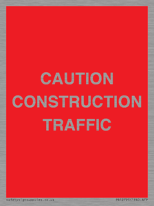 PR12793: CAUTION CONSTRUCTION TRAFFIC