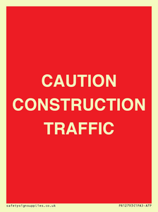 PR12793: CAUTION CONSTRUCTION TRAFFIC