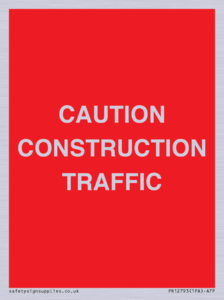 PR12793: CAUTION CONSTRUCTION TRAFFIC