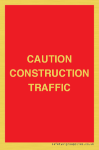 PR12793: CAUTION CONSTRUCTION TRAFFIC