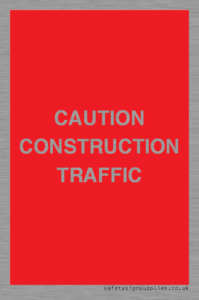 PR12793: CAUTION CONSTRUCTION TRAFFIC