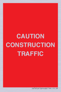 PR12793: CAUTION CONSTRUCTION TRAFFIC
