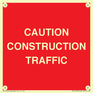 PR12793: CAUTION CONSTRUCTION TRAFFIC