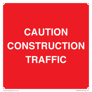 PR12793: CAUTION CONSTRUCTION TRAFFIC