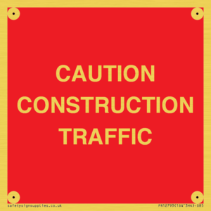 PR12793: CAUTION CONSTRUCTION TRAFFIC