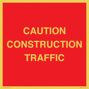 PR12793: CAUTION CONSTRUCTION TRAFFIC