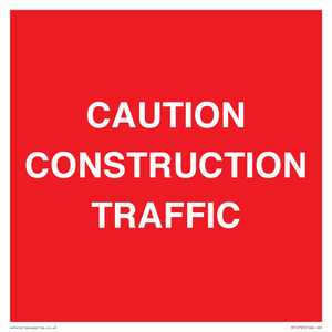PR12793: CAUTION CONSTRUCTION TRAFFIC