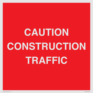 PR12793: CAUTION CONSTRUCTION TRAFFIC