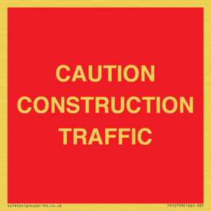 PR12793: CAUTION CONSTRUCTION TRAFFIC
