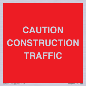 PR12793: CAUTION CONSTRUCTION TRAFFIC