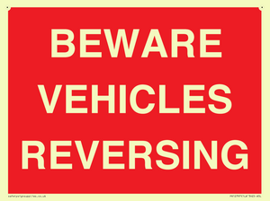 PR12797: BEWARE VEHICLES REVERSING