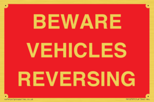 PR12797: BEWARE VEHICLES REVERSING