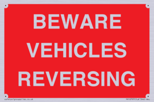 PR12797: BEWARE VEHICLES REVERSING