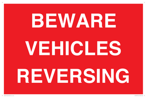 PR12797: BEWARE VEHICLES REVERSING