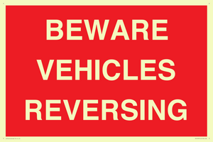 PR12797: BEWARE VEHICLES REVERSING