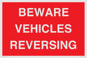 PR12797: BEWARE VEHICLES REVERSING