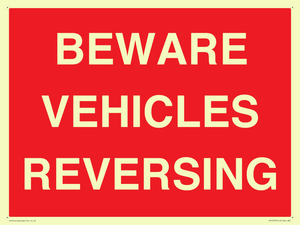 PR12797: BEWARE VEHICLES REVERSING