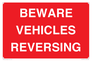 PR12797: BEWARE VEHICLES REVERSING