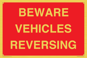 PR12797: BEWARE VEHICLES REVERSING