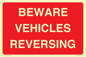 PR12797: BEWARE VEHICLES REVERSING