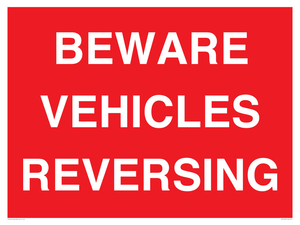 PR12797: BEWARE VEHICLES REVERSING