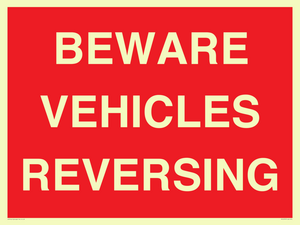 PR12797: BEWARE VEHICLES REVERSING