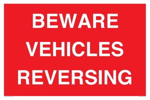 PR12797: BEWARE VEHICLES REVERSING