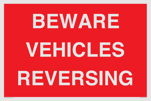 PR12797: BEWARE VEHICLES REVERSING
