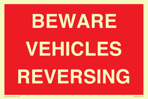 PR12797: BEWARE VEHICLES REVERSING