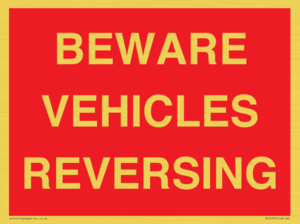 PR12797: BEWARE VEHICLES REVERSING