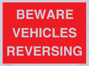 PR12797: BEWARE VEHICLES REVERSING
