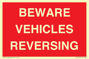 PR12797: BEWARE VEHICLES REVERSING