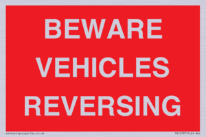 PR12797: BEWARE VEHICLES REVERSING