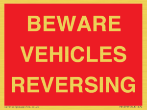 PR12797: BEWARE VEHICLES REVERSING