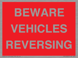 PR12797: BEWARE VEHICLES REVERSING