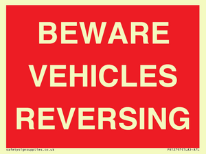 PR12797: BEWARE VEHICLES REVERSING