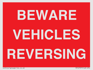 PR12797: BEWARE VEHICLES REVERSING